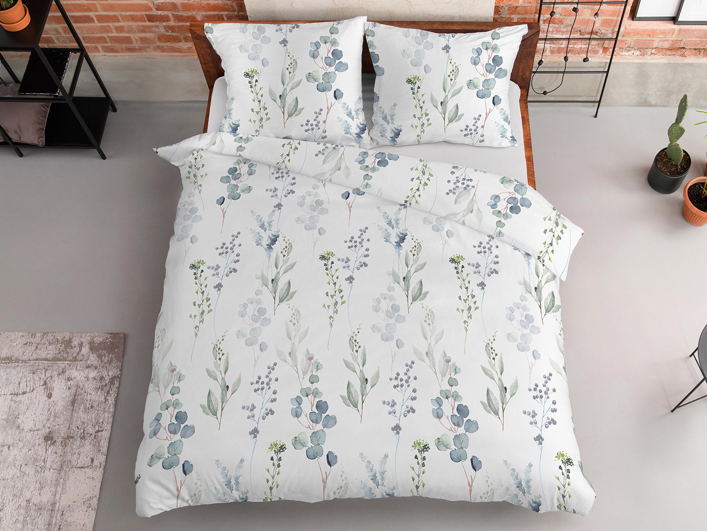 Komplet pościeli Spring polycotton 200x220 cm   2x70x80 cm
