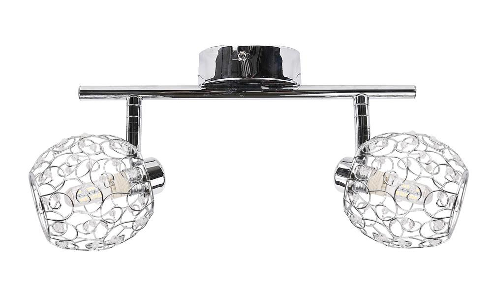 Lampa sufitowa chromowana HORUS2xG9x40W wym: 15x36x8 cm Candellux