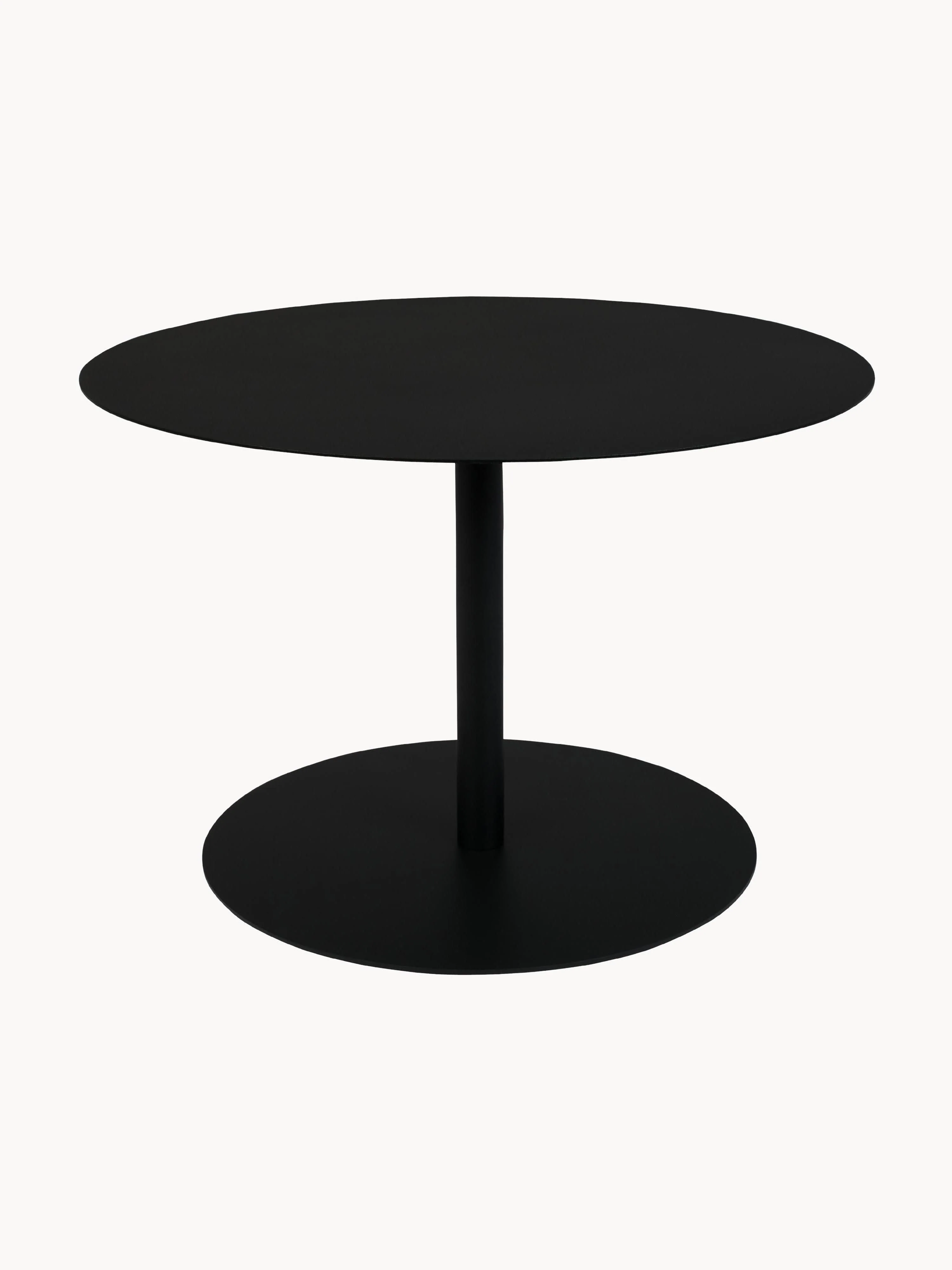 Runder Metall-Couchtisch Snow