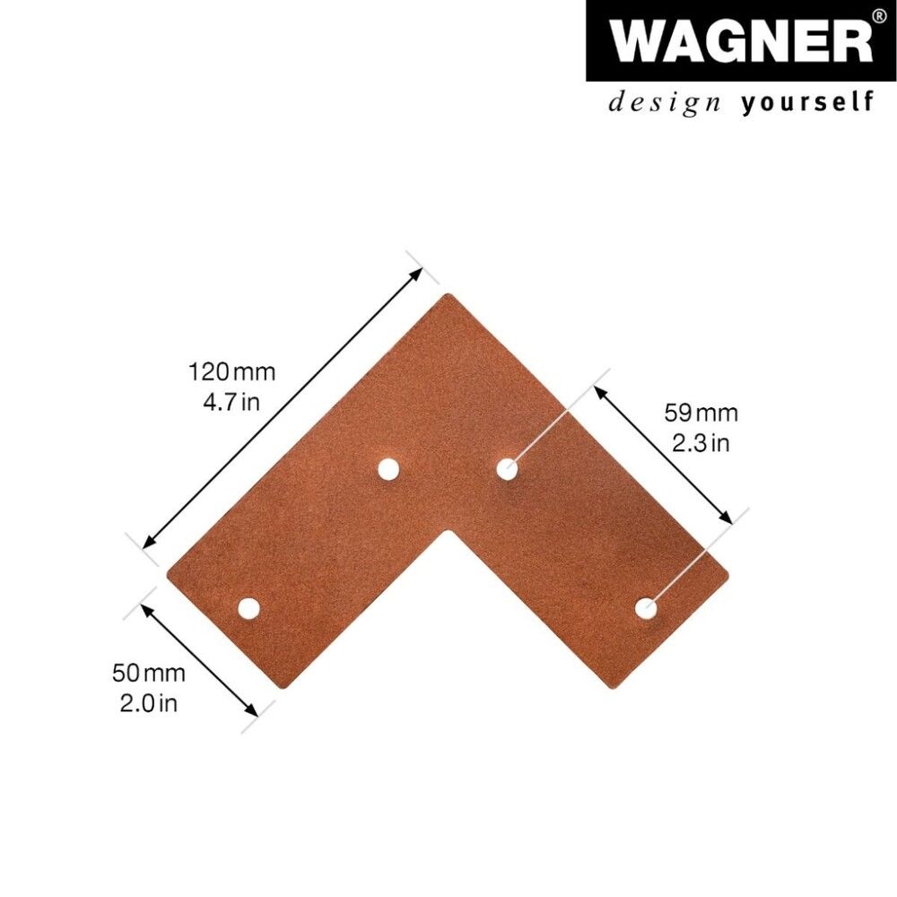 MØBELBEN WAGNER HAIRPIN 400MM ROSÉ