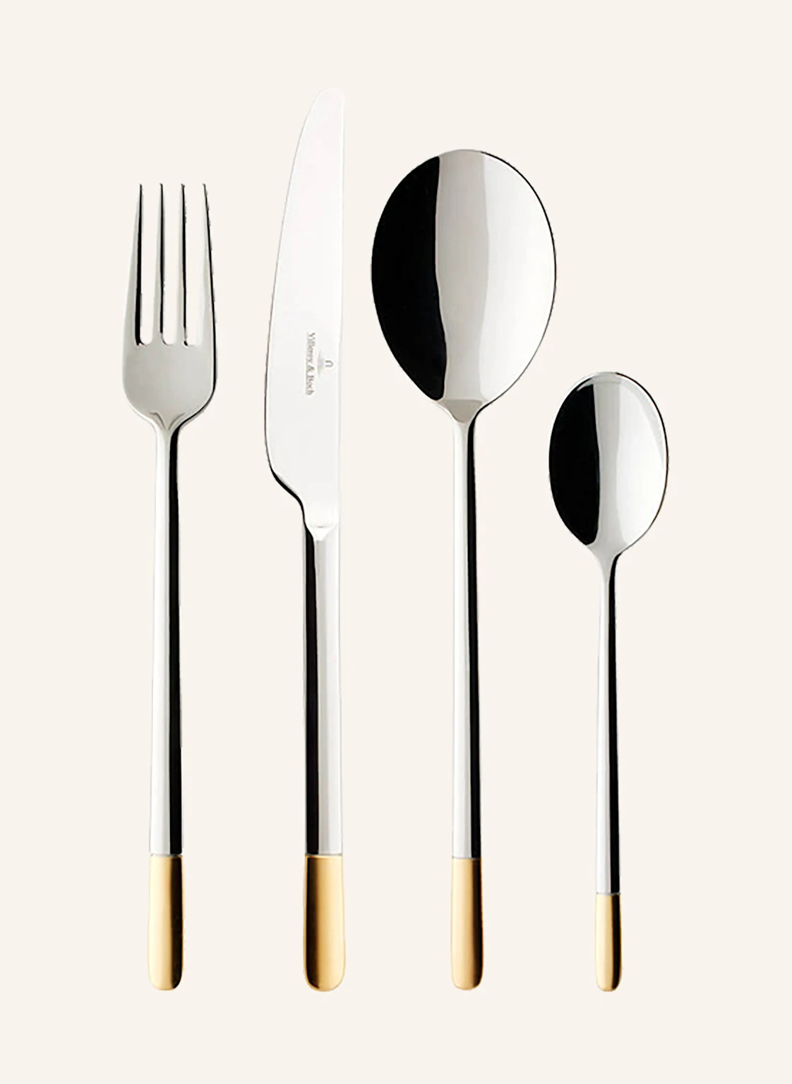 Villeroy & Boch Besteckset 24-teilig ELLA TEILVERGOLDET