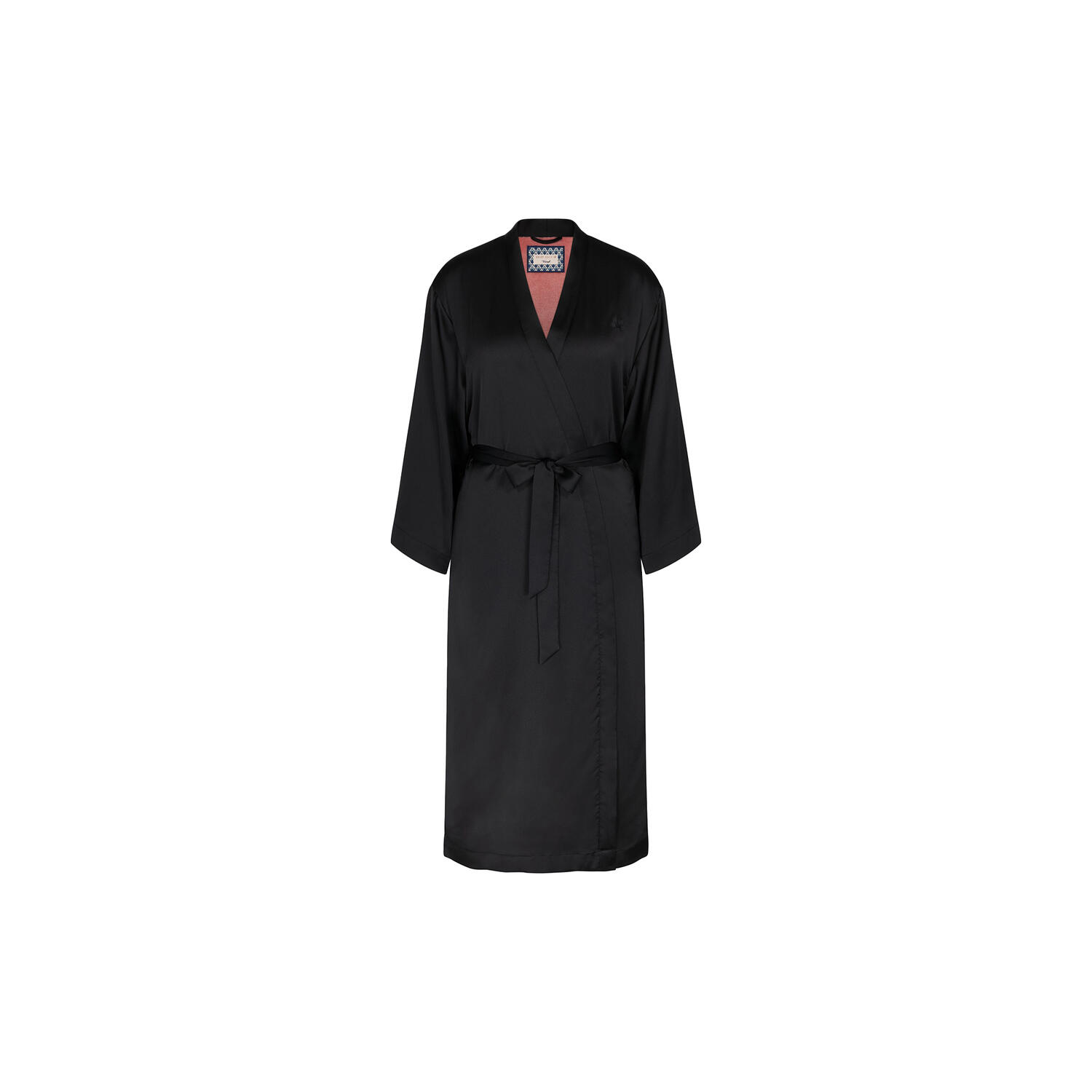 Robes Satin Robe 01, black