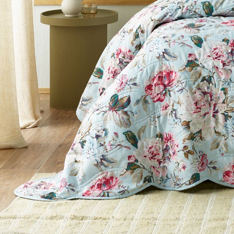 Charlene Blue Bedspread Set