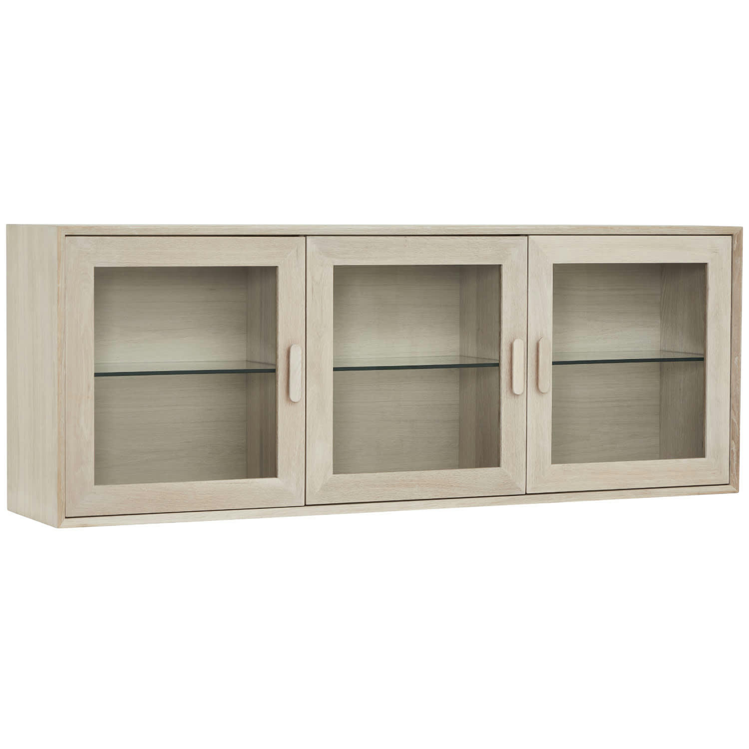 PORTO - Armoire murale 3 portes en chêne massif clair