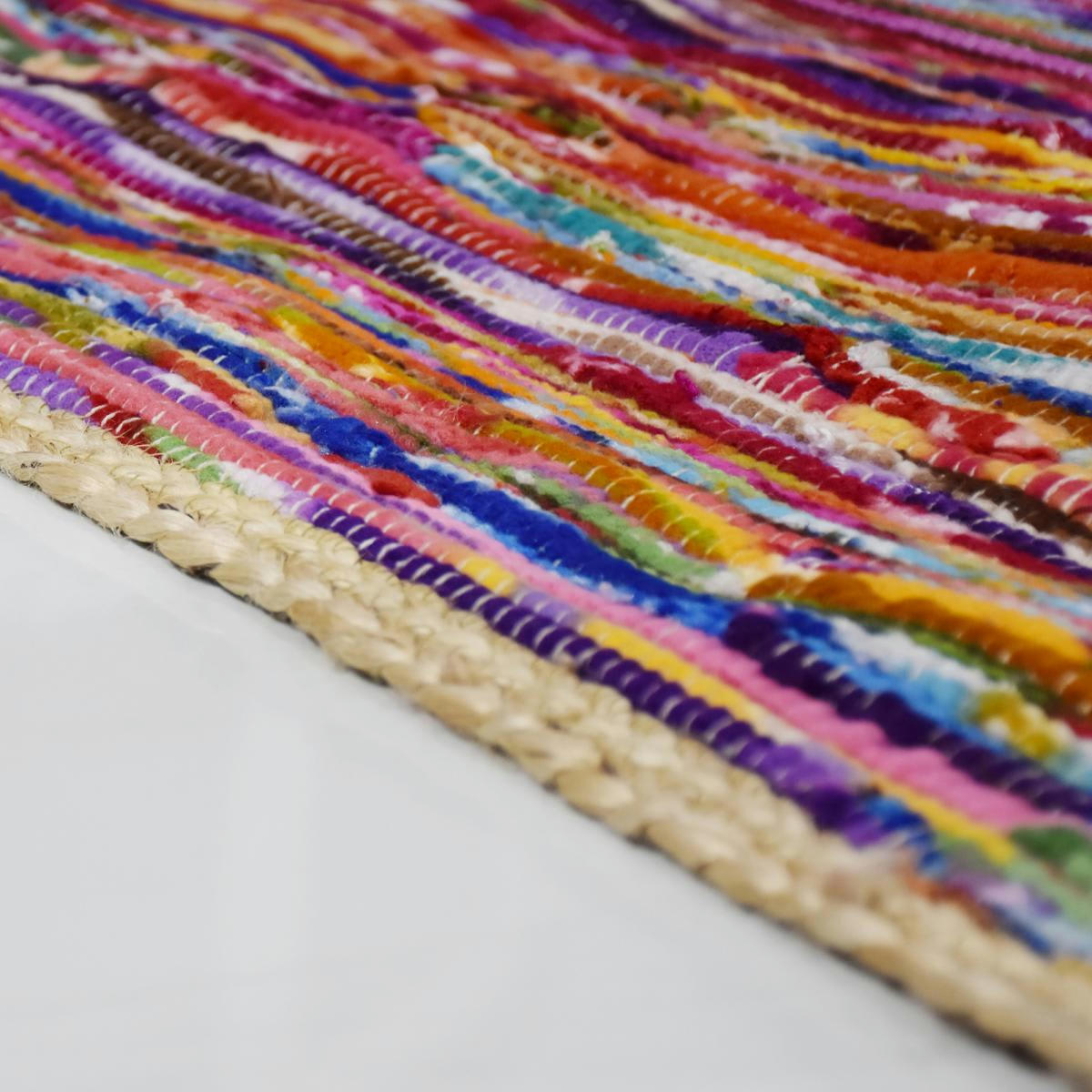 RECYCLÉ LETINA - Tapis kilim multicolore 80x150