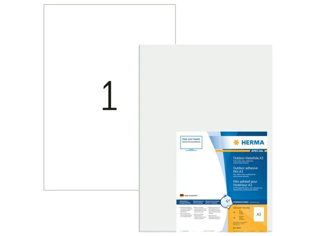 Etiketten 40er-Set Outdoor