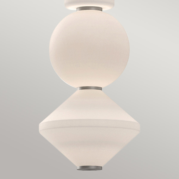Lampa wisząca BIJOU chromowana LED 1x20W 1060lm Alora Mood