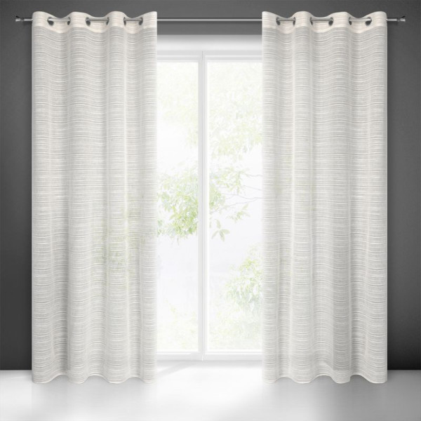 Firana na przelotkach ARIA 140x250 beżowa