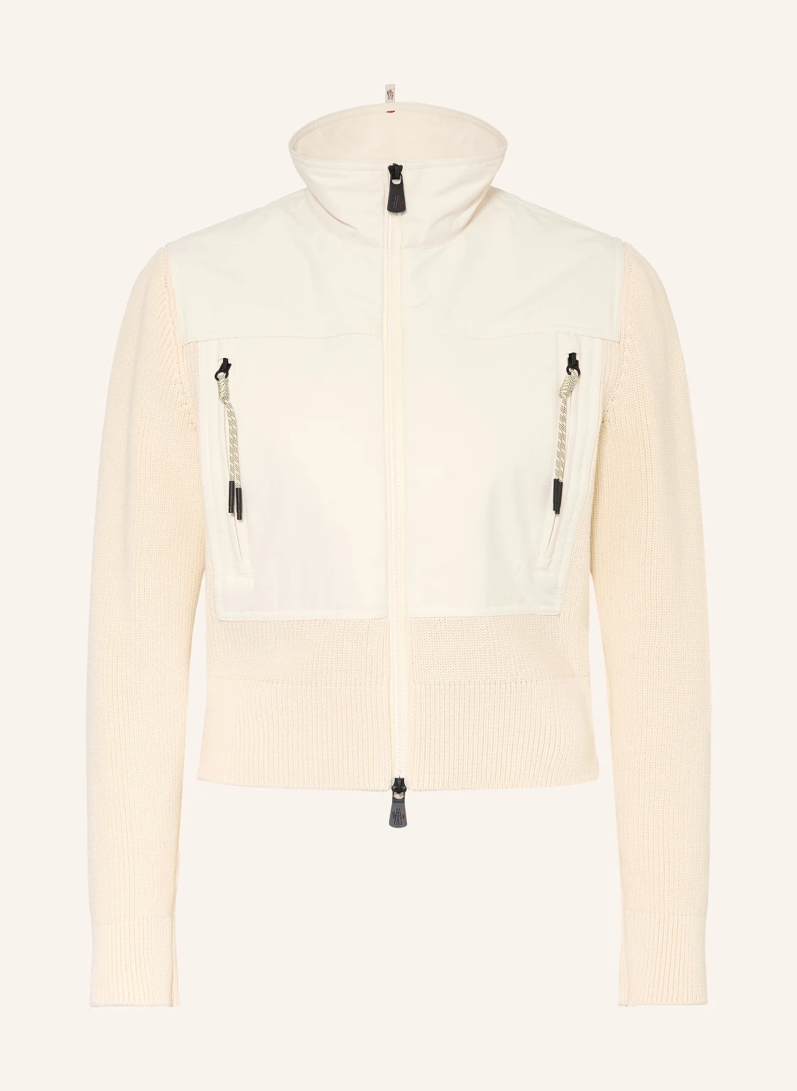 MONCLER GRENOBLE Strickjacke im Materialmix