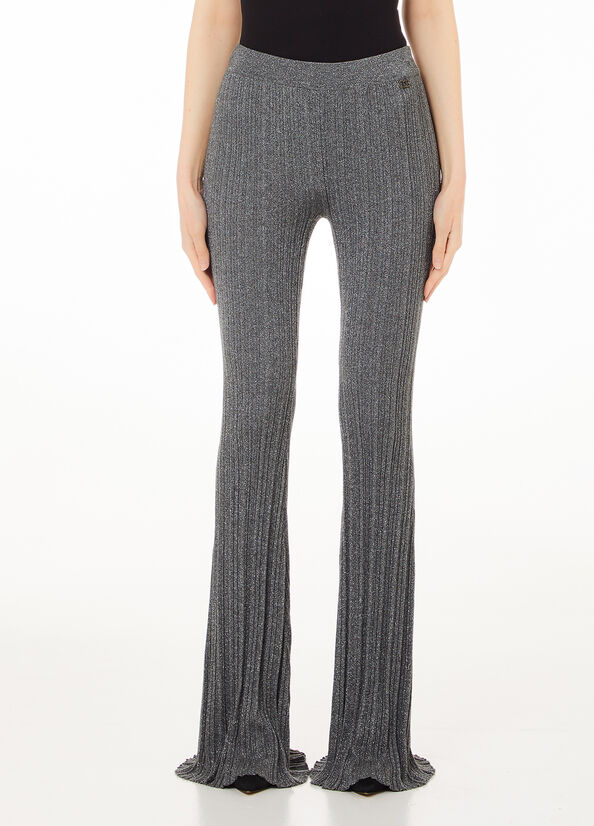 Pantaloni in maglia lurex&reg;