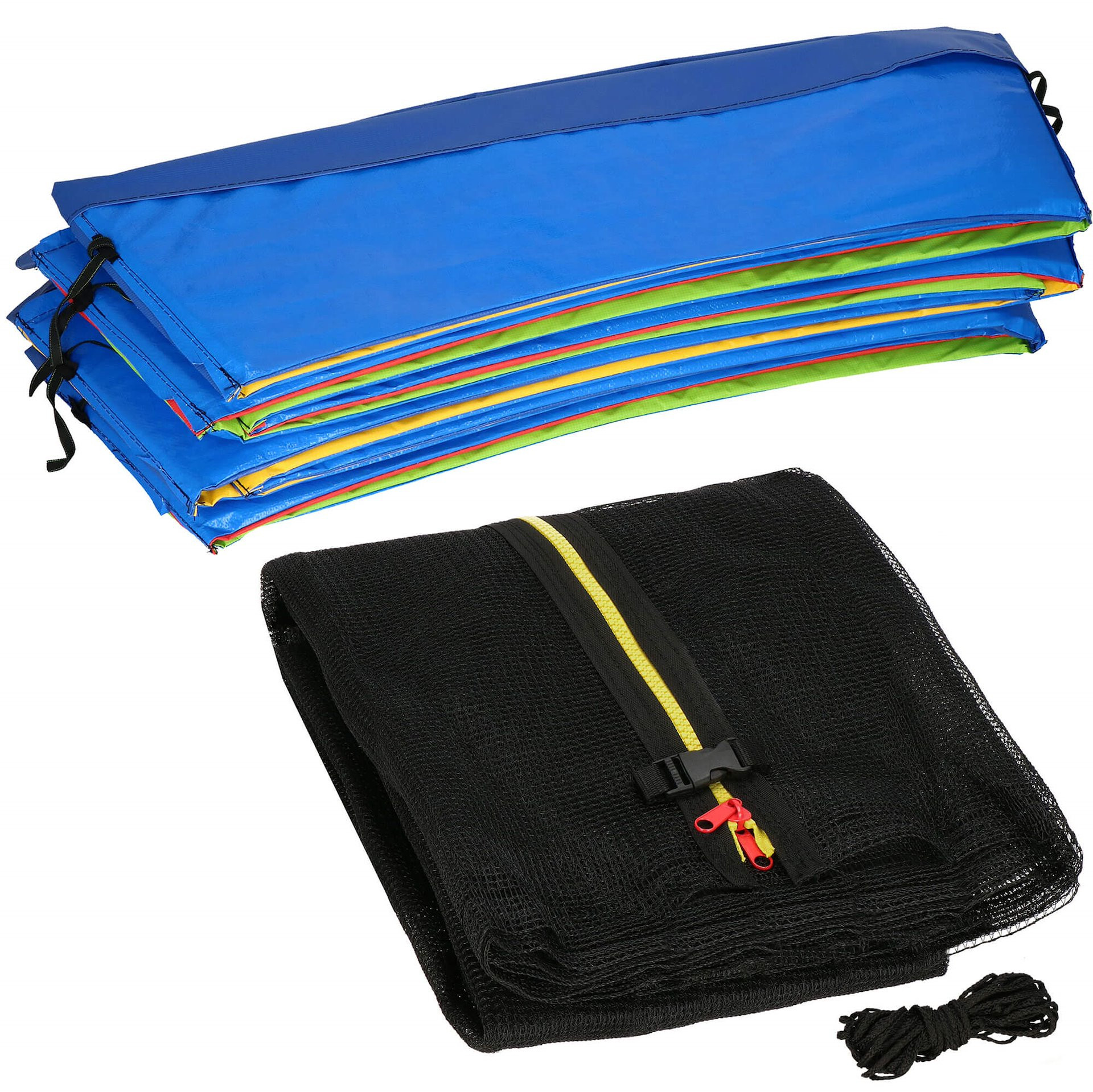 Siatka do trampoliny zewnętrzna z osłoną na sprężyny 427 cm 14 FT 8 słupków