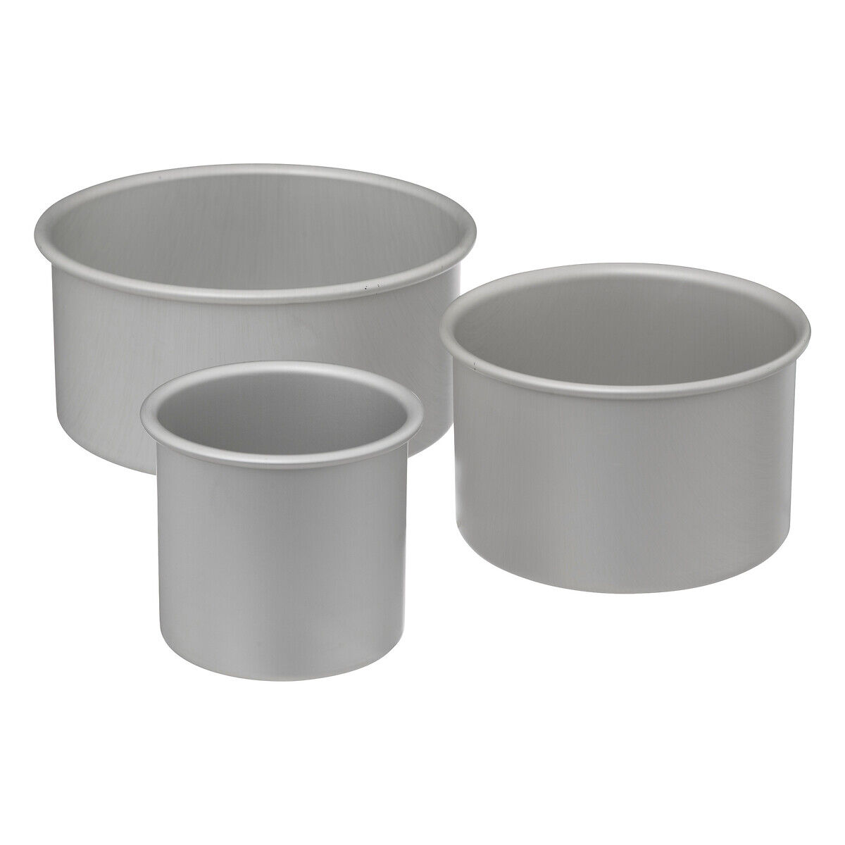 Conjunto de 3 formas borda alta em alumínio