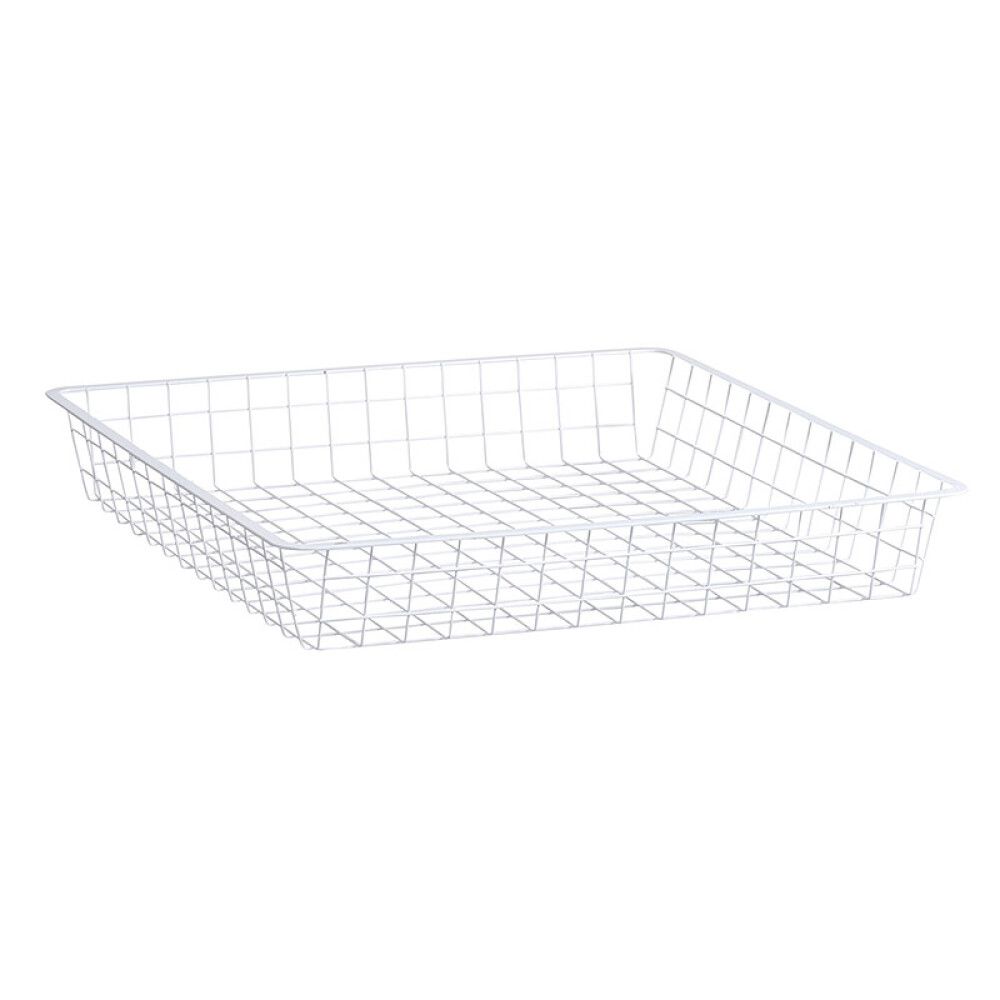 TRÅDKURV ELFA 527X527X85MM HVIT