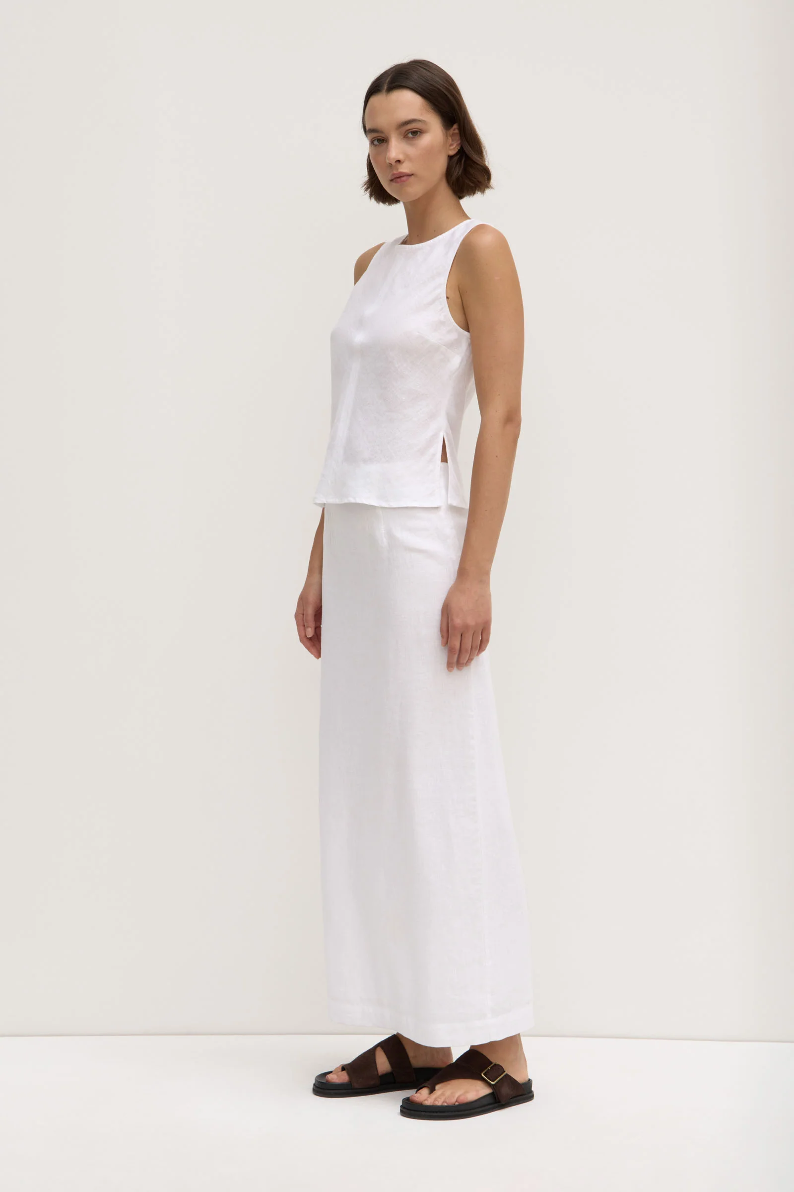 Solis Linen Maxi Skirt