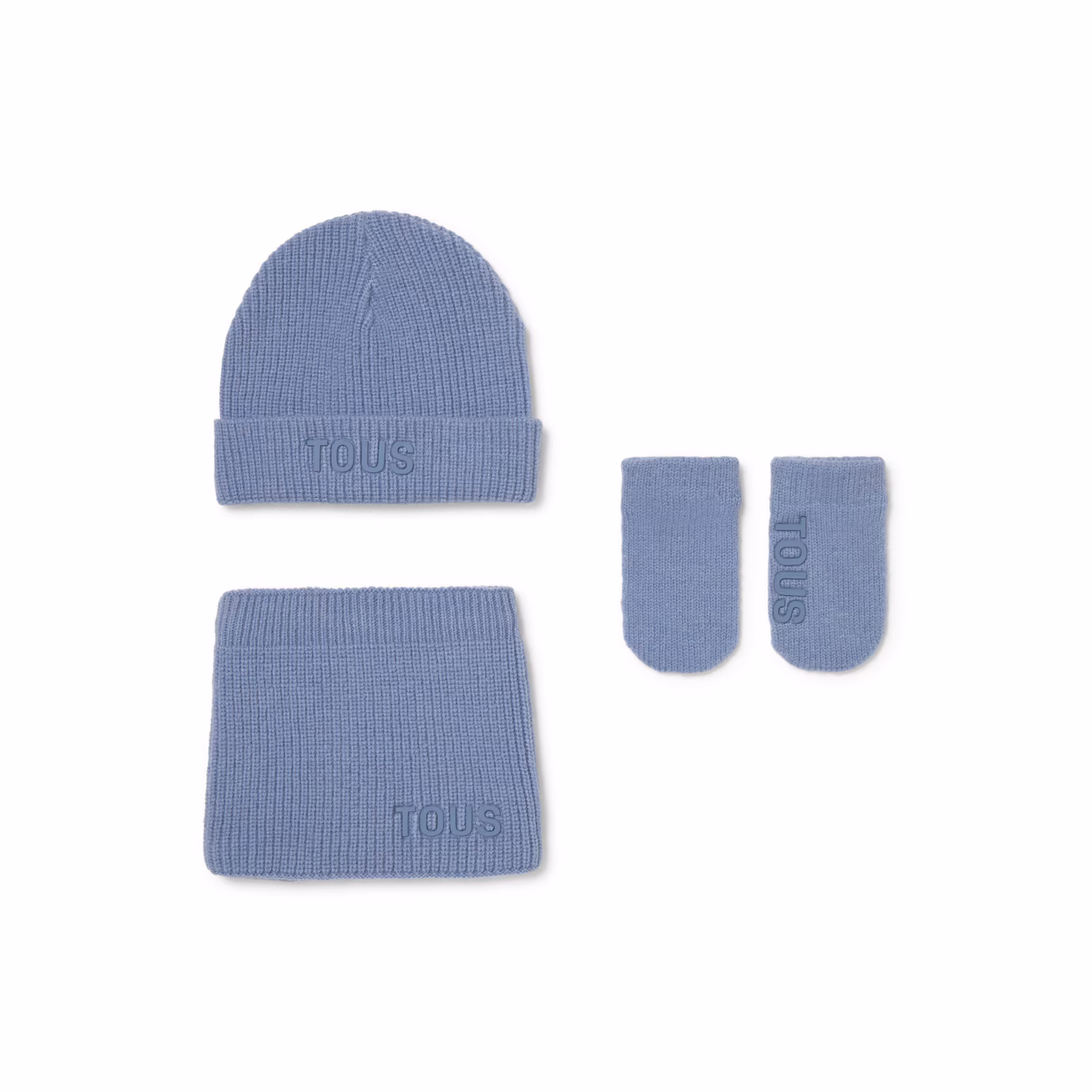 Set de invierno Snow celeste