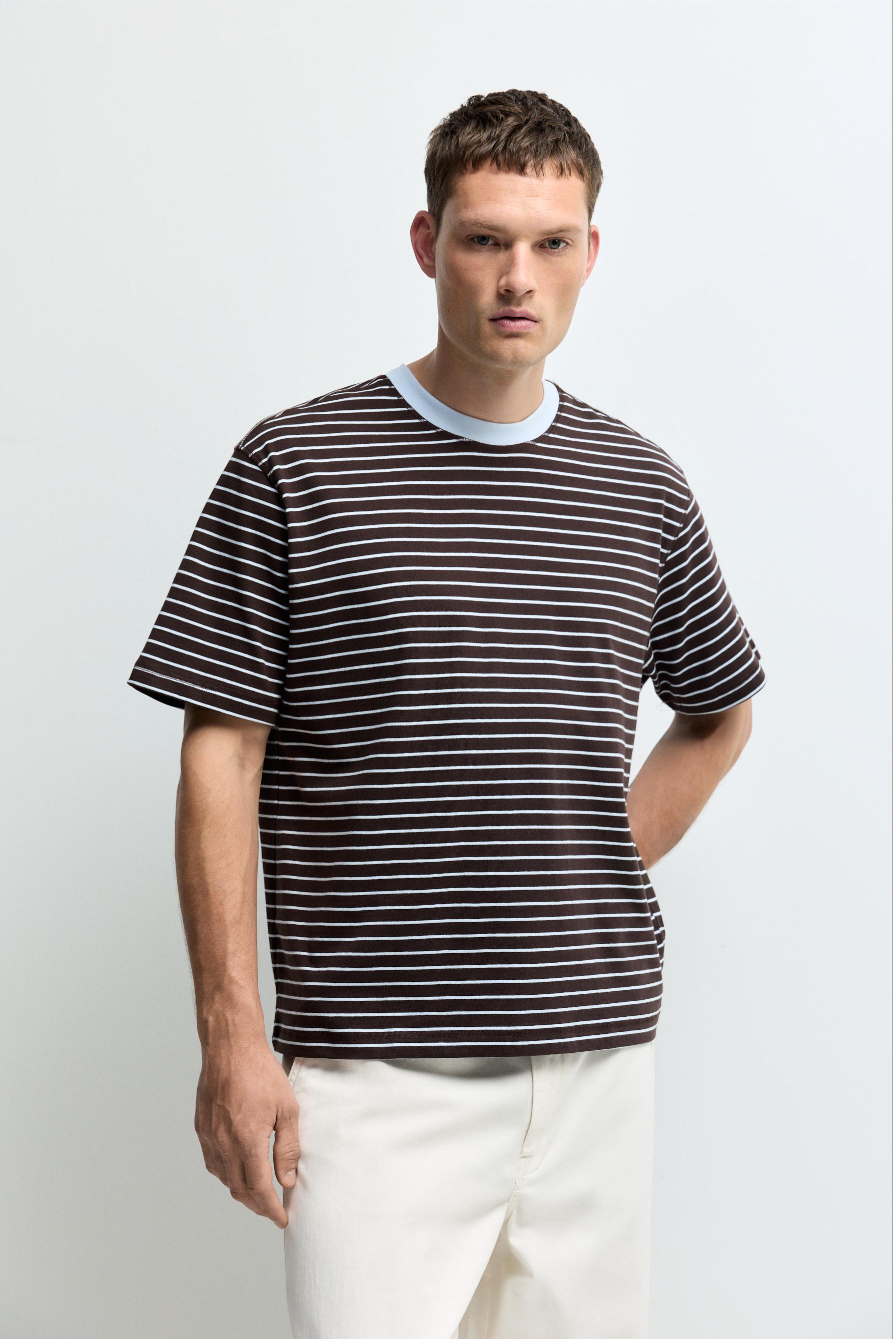 Camiseta rayas contraste
