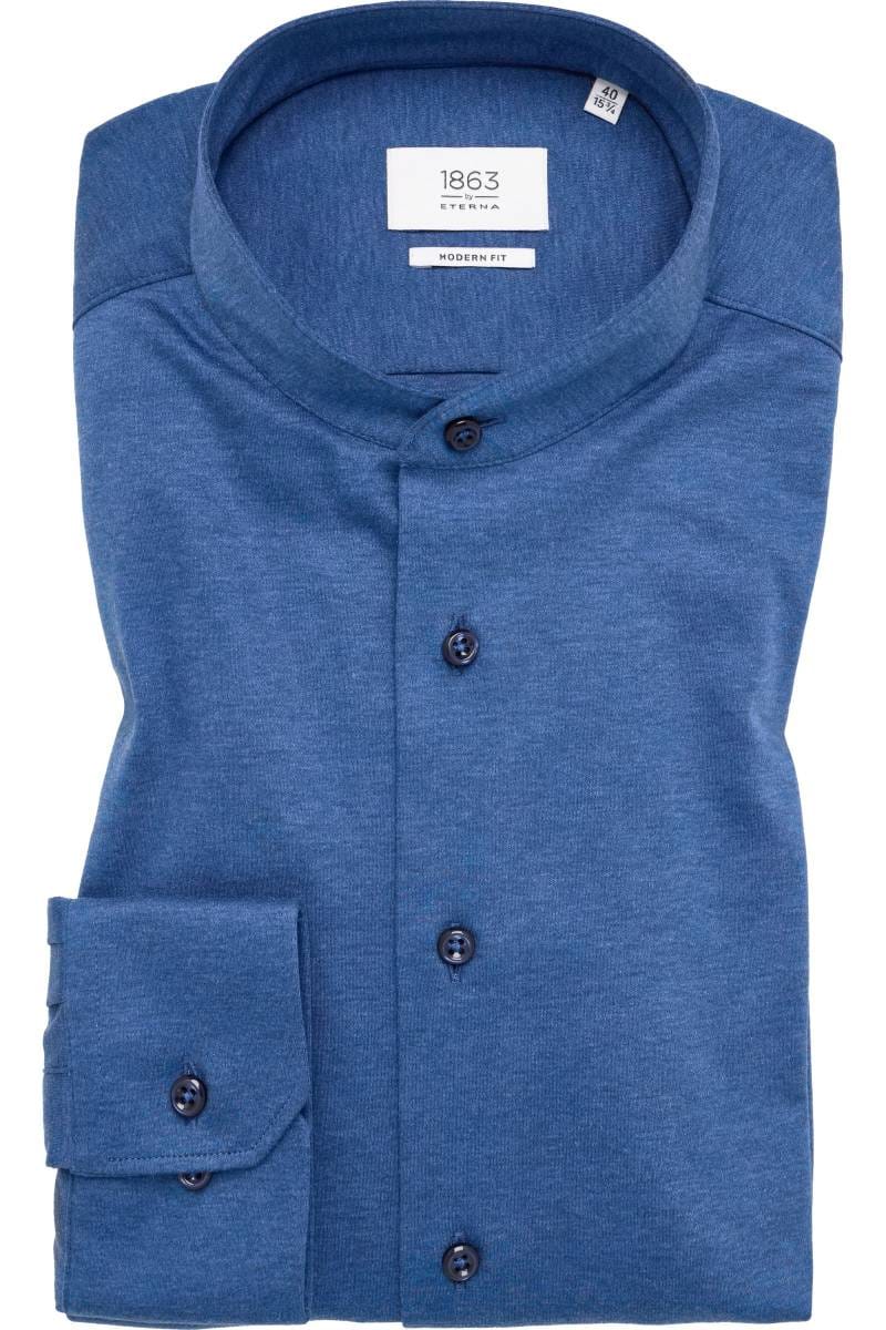 ETERNA 1863 Modern Fit Jerseyhemd dunkelblau, Einfarbig