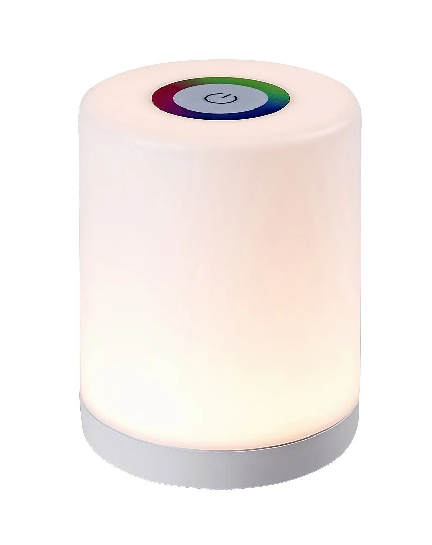 Lampa stołowa bezprzewodowabiała LED 0.8W wys:11,5cm Rabalux
