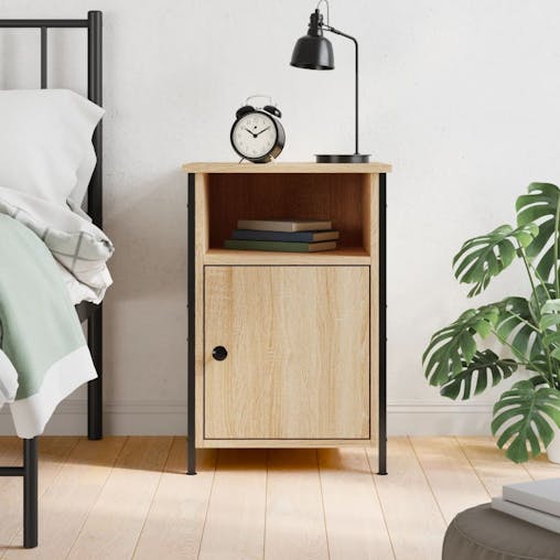NNEVL Bedside Cabinet Sonoma Oak 40x42x60 cm Engineered Wood