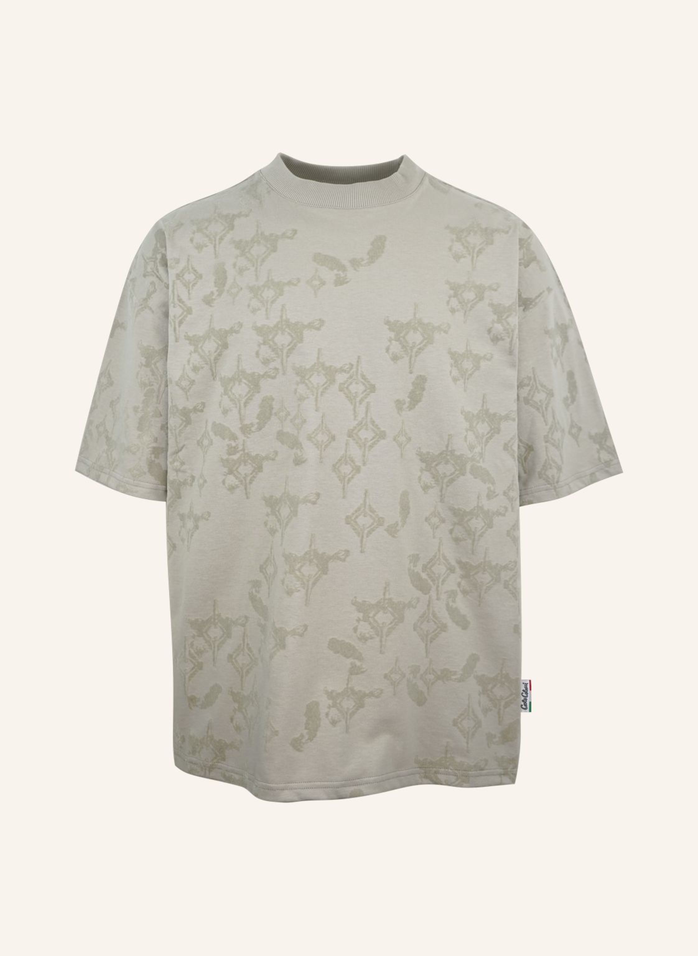 CARLO COLUCCI Allover Print T-Shirt - Soft Impact FIOROT
