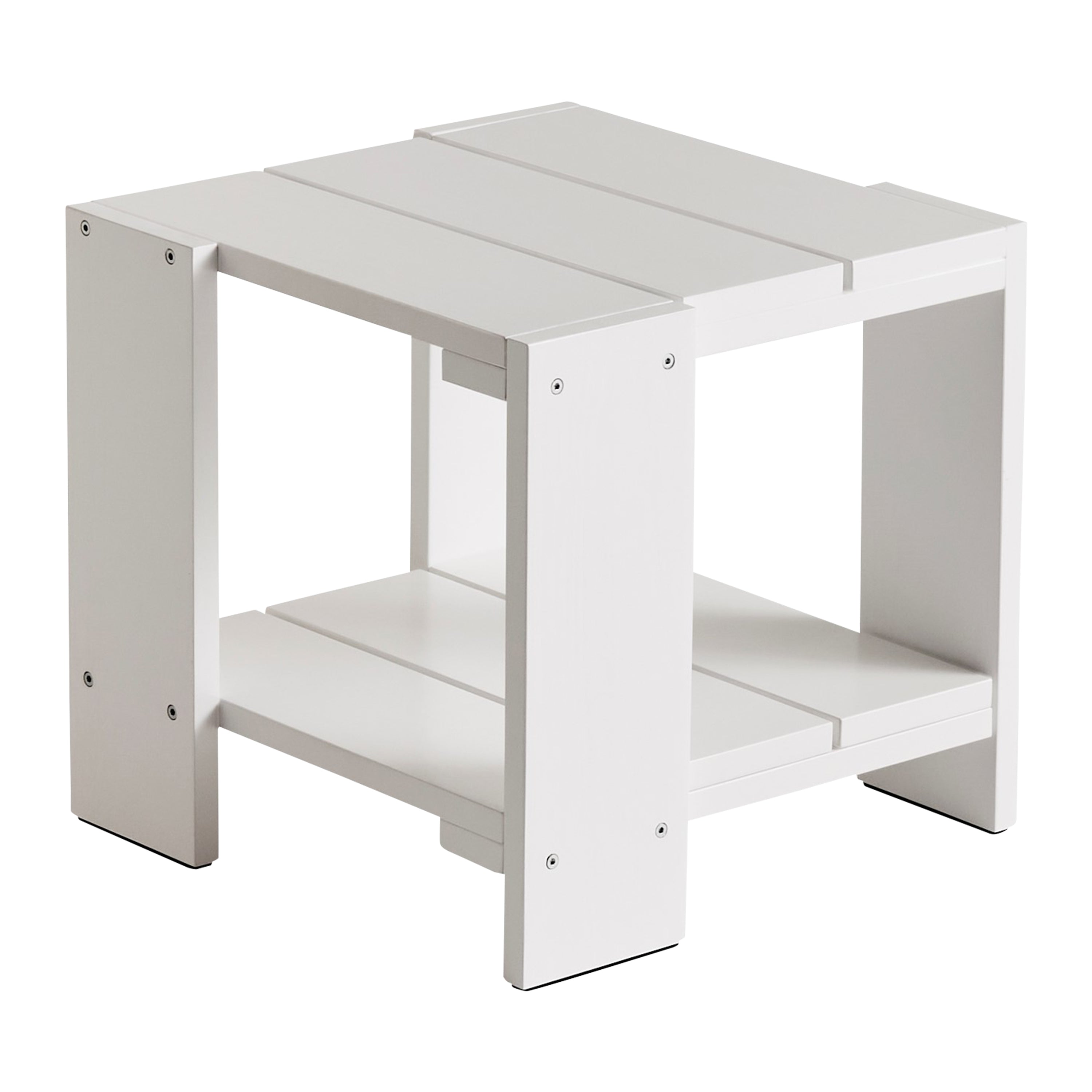 HAY Crate Bijzettafel H 45 cm - Wit