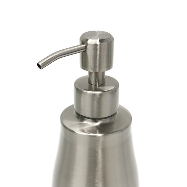 300 ml Distributeur de savonen verre et acier inoxydable