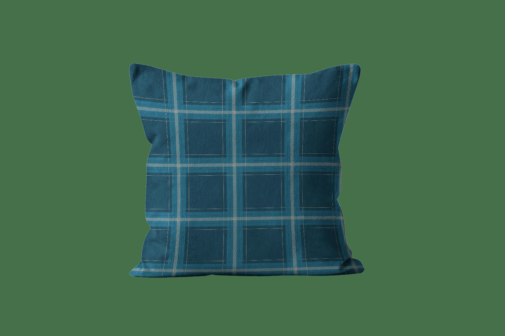 - Coussin carré  velours bleu bleu clair 40x40cm