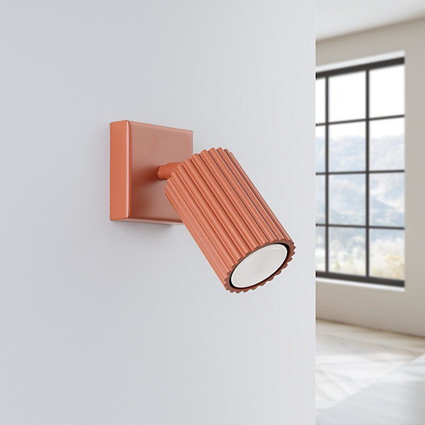Applique murale en Aluminium - ONYX 91426 - Ocre rouge - IP20 - Max 10W LED - GU10