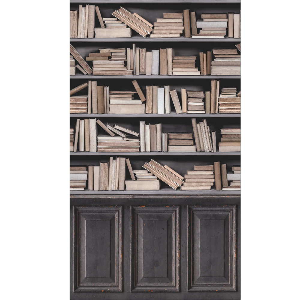 Papier peint panoramique L BOOKSHELF 159 x 280 cm