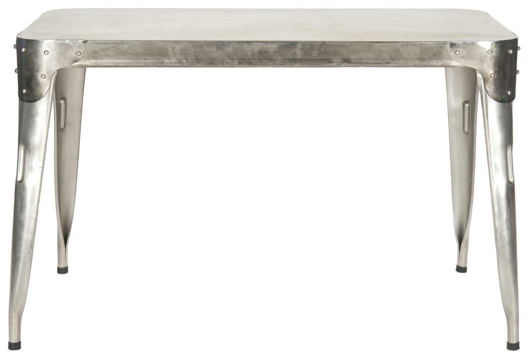 NOEMIE - Tables à manger Le fer en Argent, 70 X 120 X 75 cm