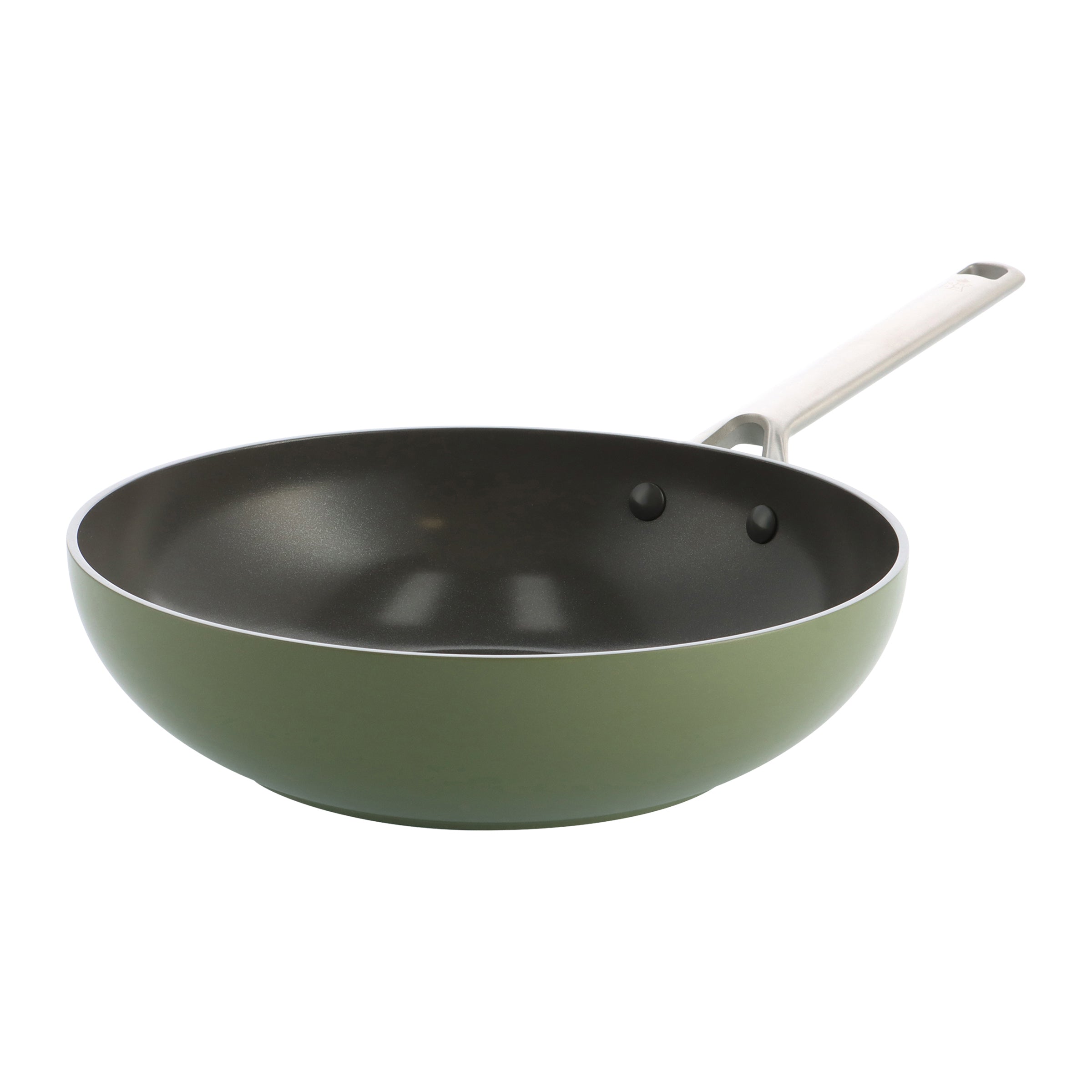 BK Sublime Wokpan Ø 28 cm - Olijfgroen