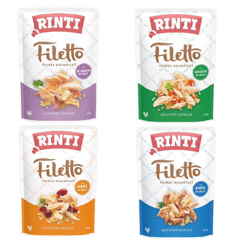 RINTI Filetto Pouch in Jelly Saver Pack 48 x 100g
