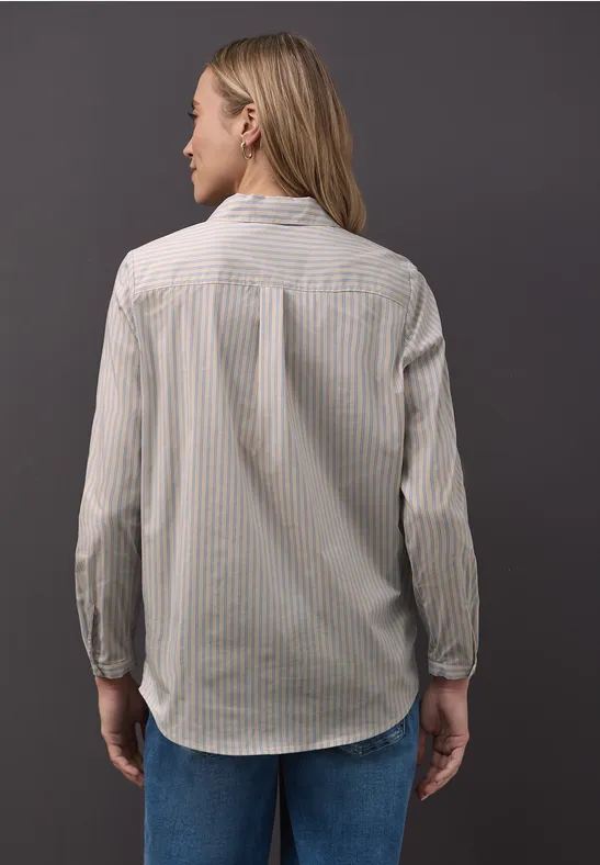 Gestreifte Business Bluse