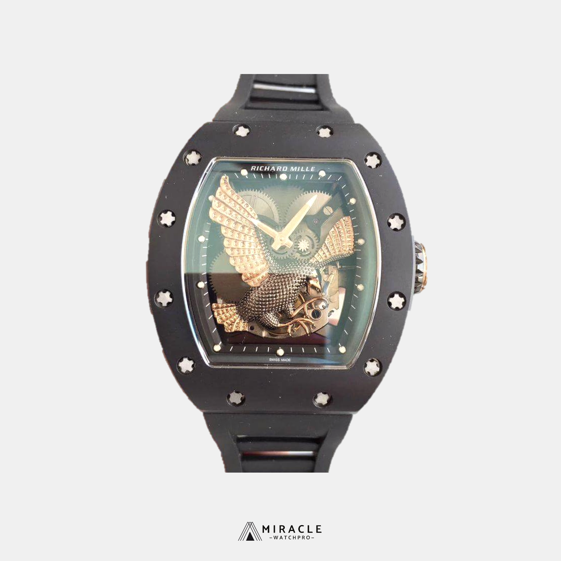 Replica Watch-RICHARD MILLE-ref.M023 RG-TZP-Elite Clone-43mmX51mmX17mm