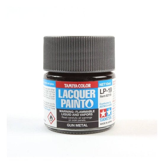 Tamiya Gunmetal Grey Lacquer Paint 10ml (LP-19)