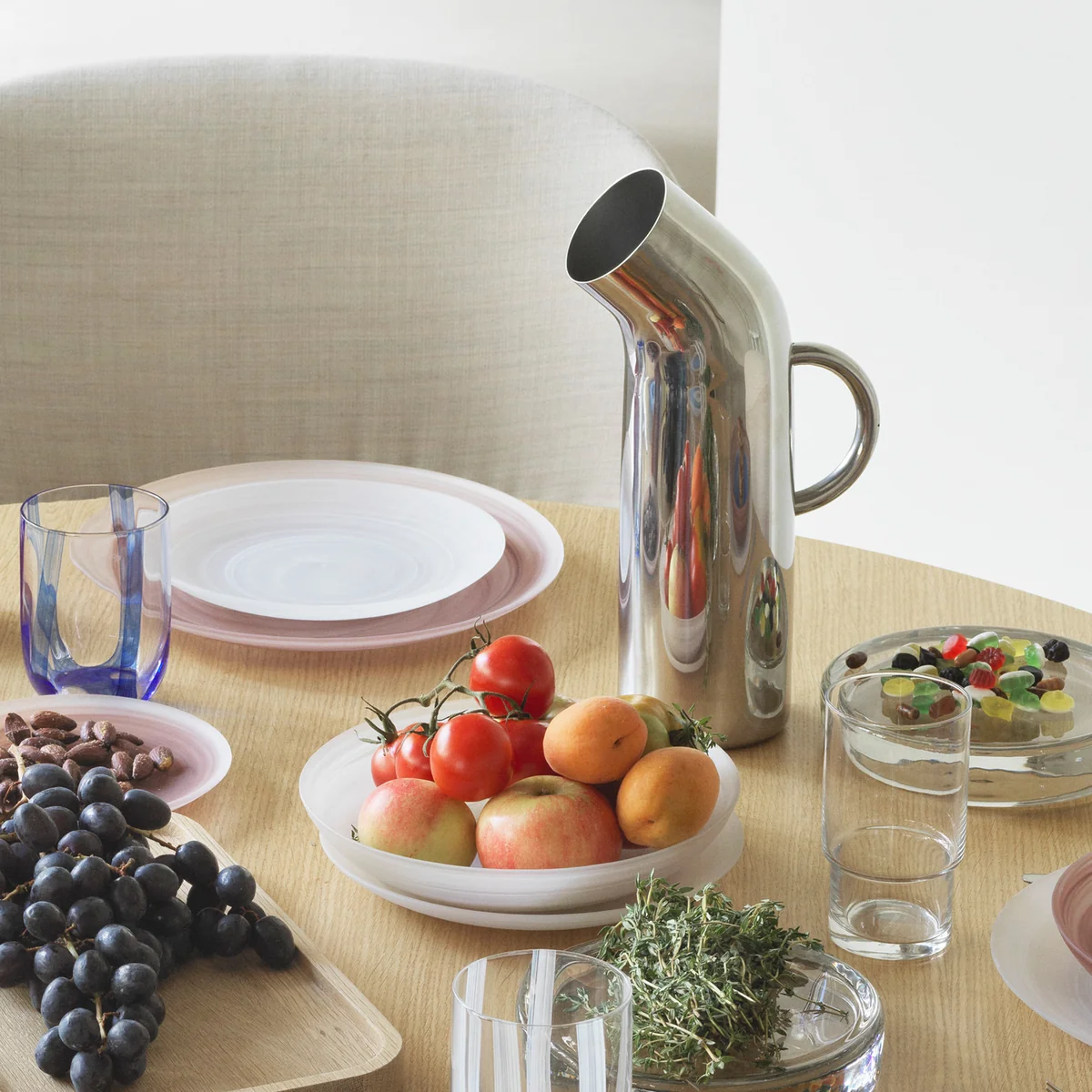 Normann Copenhagen - Pipe Krug, Edelstahl poliert