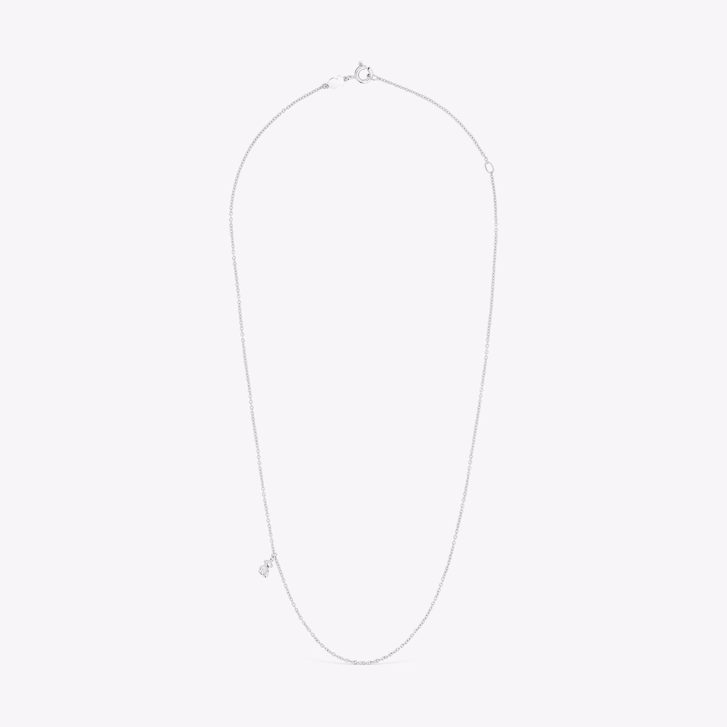 Collar de plata Bold Bear