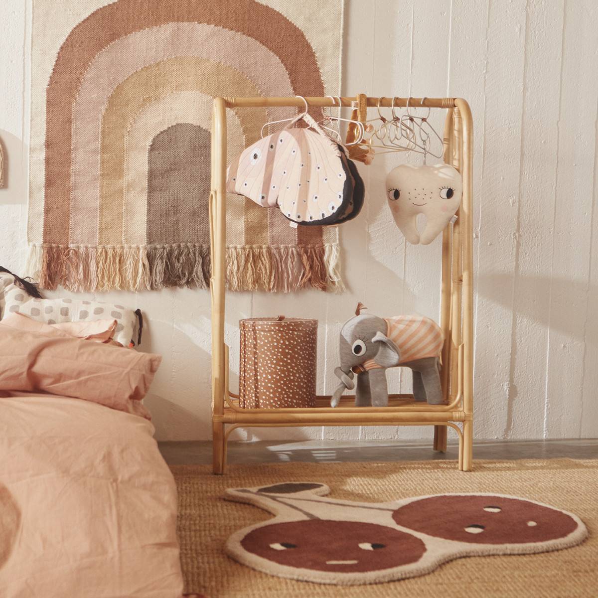 OYOY Mini Kers Vloerkleed - Nutmeg