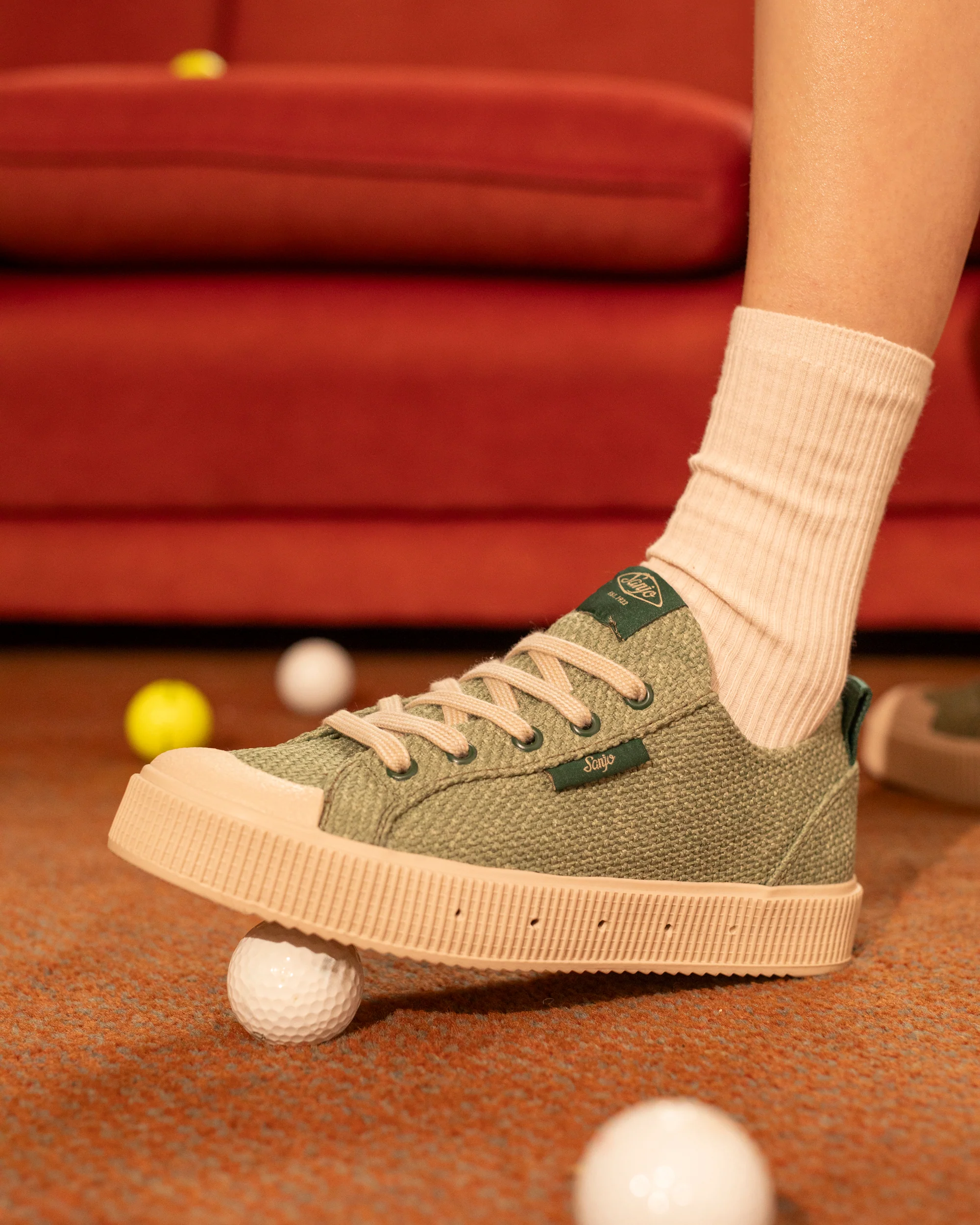 Sanjo K230 Rustic Thread // Ash Green