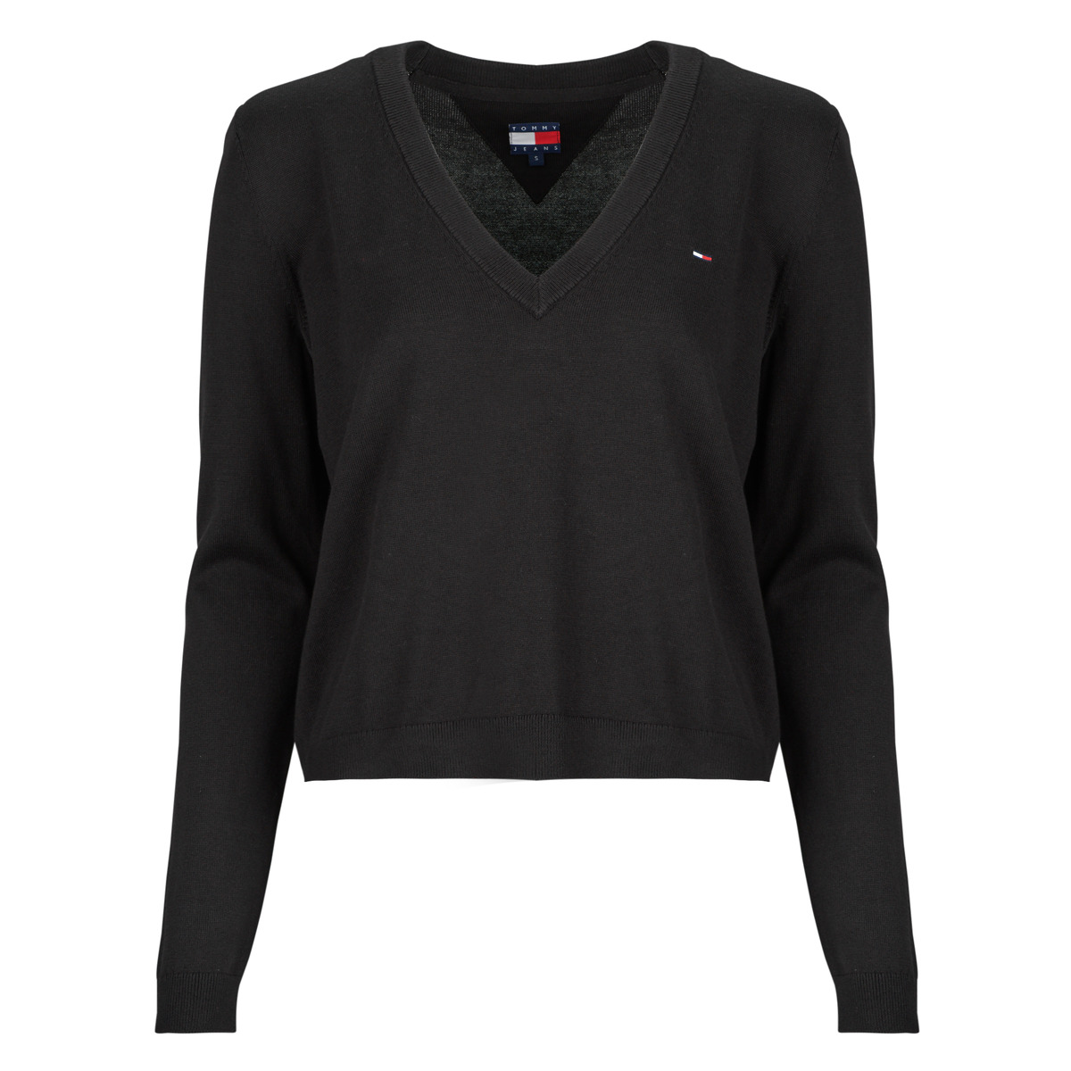 Tommy Jeans - TJW ESSENTIAL VNECK SWEATEREXT - Marine