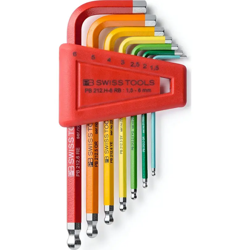 Sechskantschlüssel 7er-Set RainBow