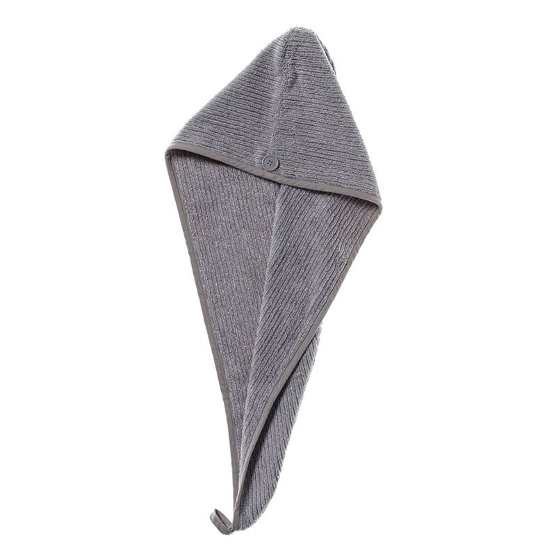 Flinders Grey Marle Hair Towel Wrap