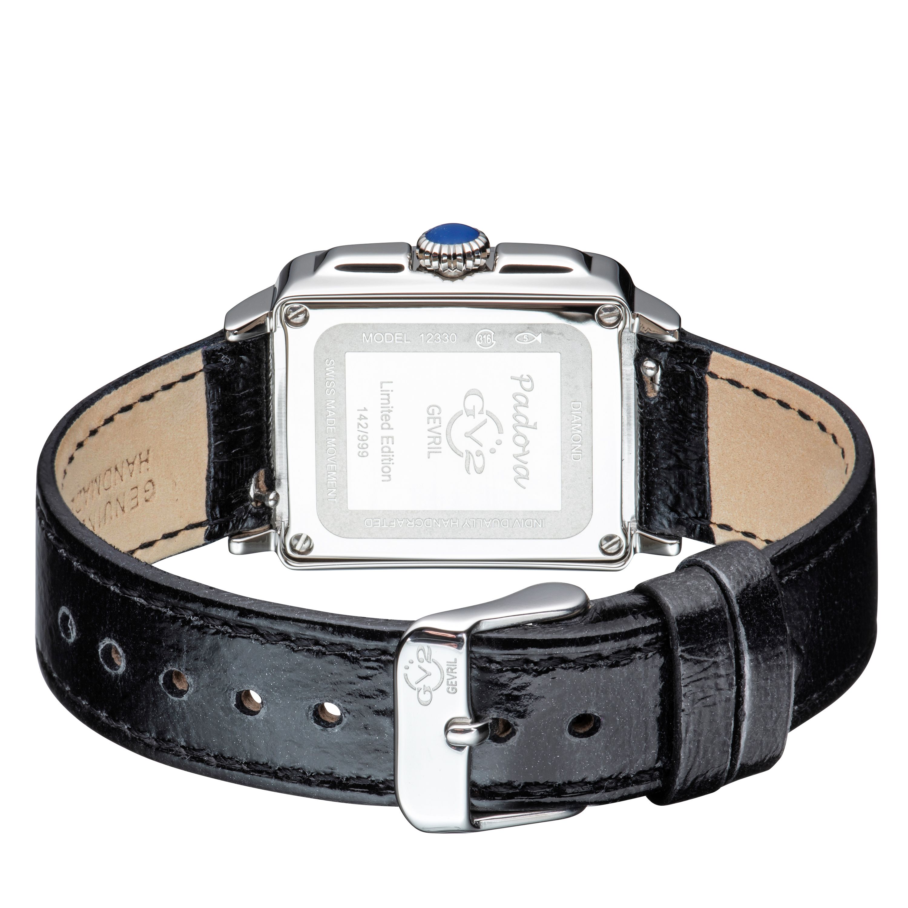 GV2 Padova Gemstone 12330 Swiss Quartz Watch