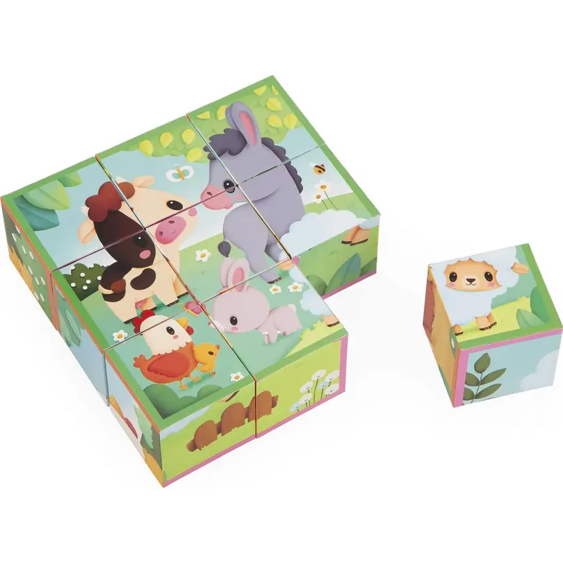 Puzzle 9-teilig Bauernhof