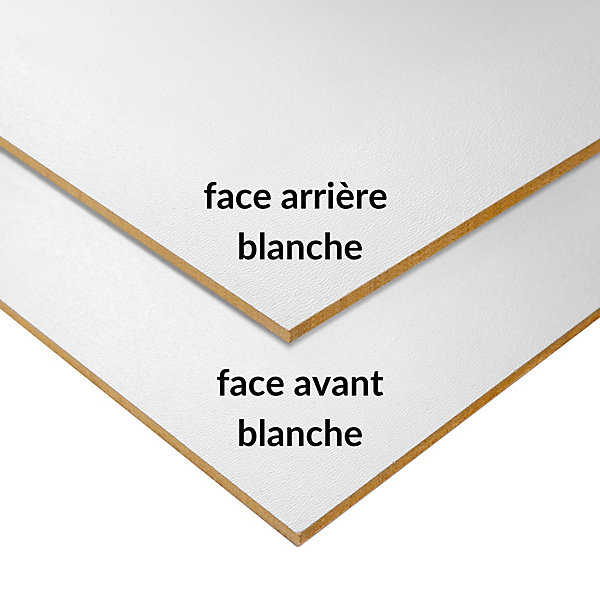 Creative Deco 10 x A3 Panneau MDF Blanc Double Face 420 x 300 x 3 mm - Feuille Planche Bois Brut - Découpe Laser, Pyrogravure