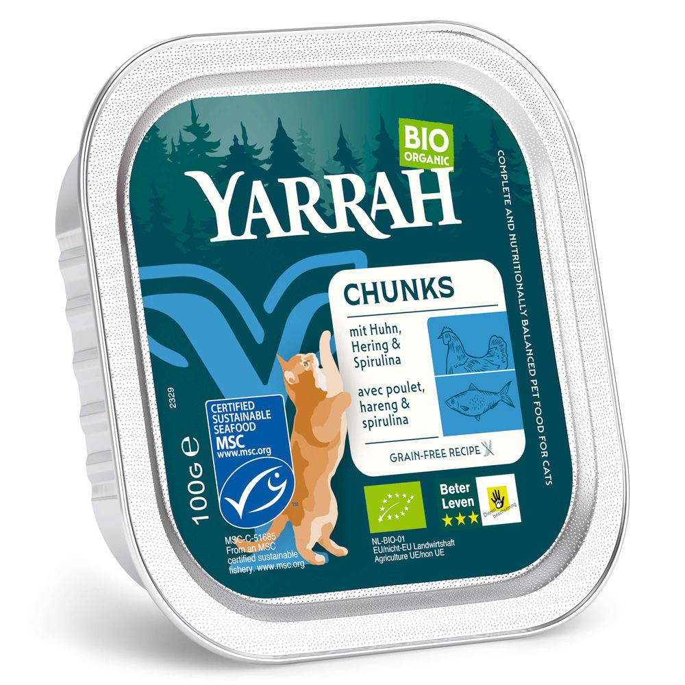 Yarrah Organic Tray Saver Pack 12 x 100g