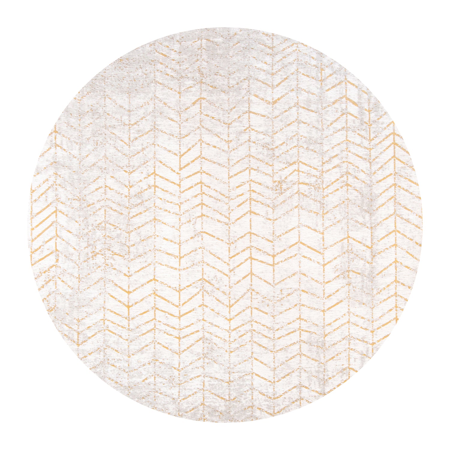 Louis de Poortere Jacob's Ladder Vloerkleed Ø 240 cm - Central Yellow