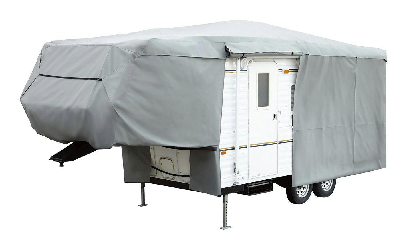 Leopard Premium 4-Ply 5th Wheel RV Cover, fits 37-ft to 41-ft RV