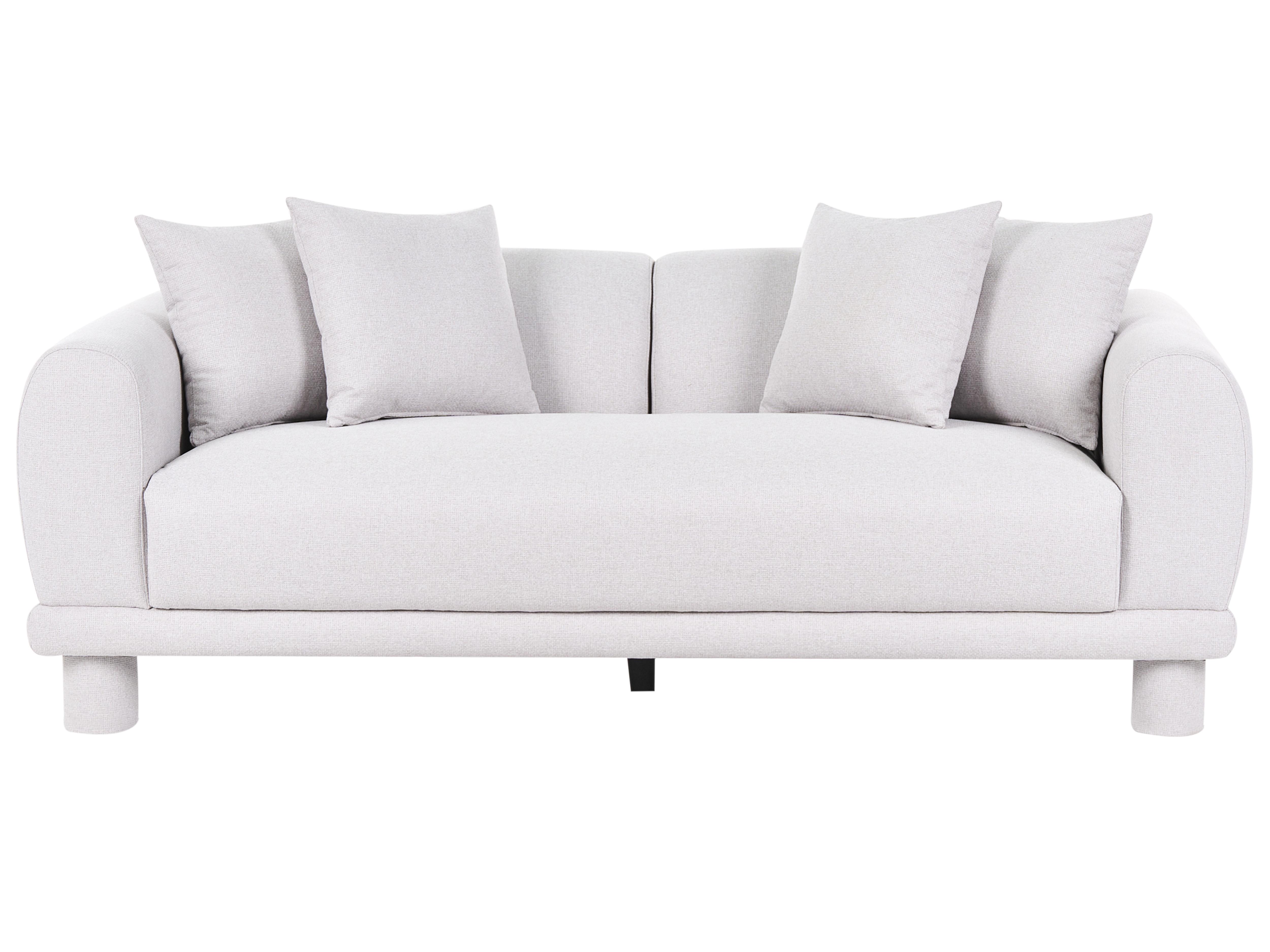 Sofa 3 Seater PORI Fabric Light Grey