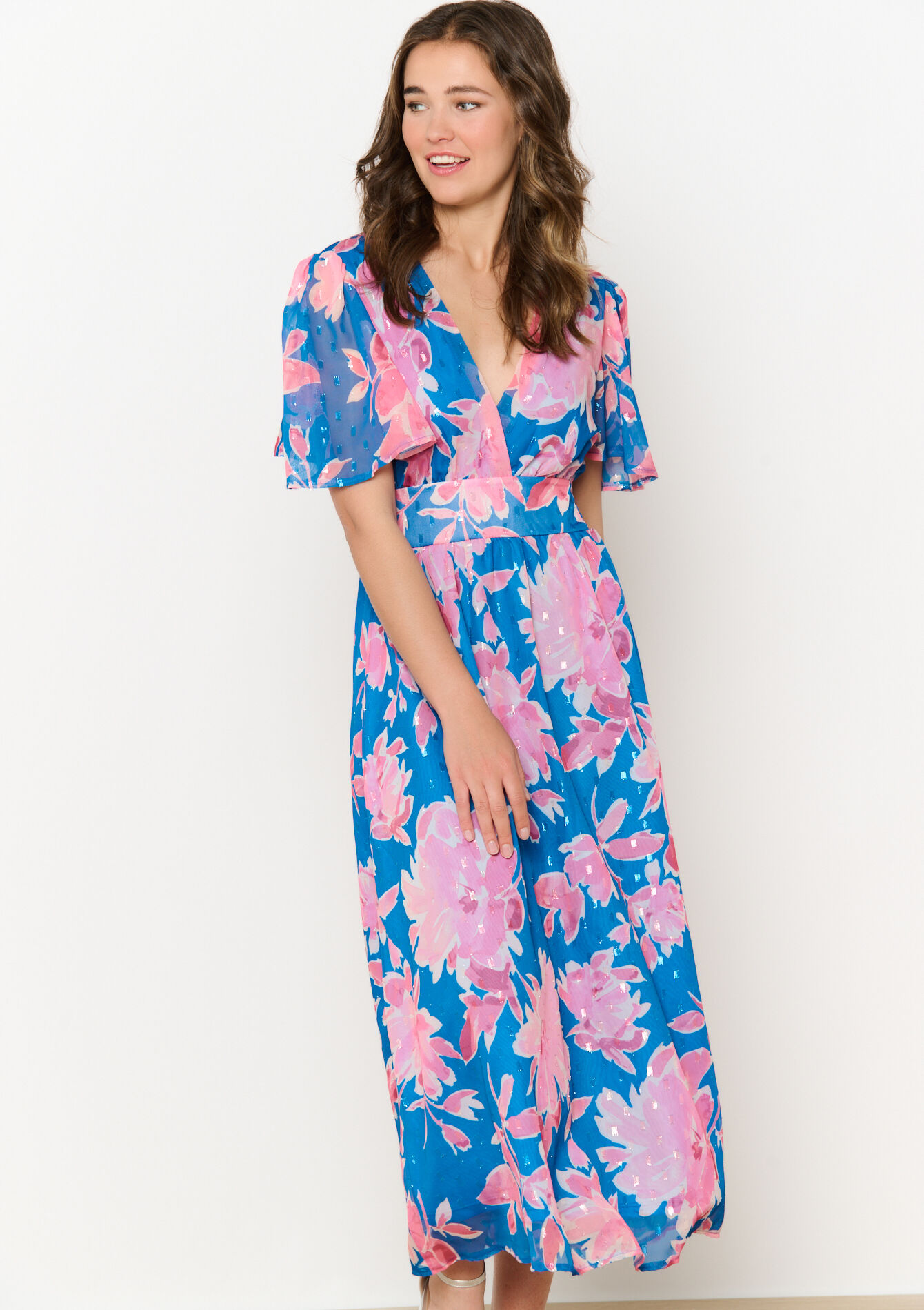 Maxi-jurk met bloemenprint